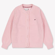 Tommy Hilfiger Bebé Chicas Chaleco Rosa claro