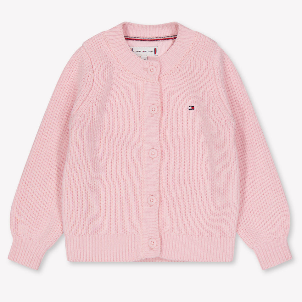 Tommy Hilfiger Bebé Chicas Chaleco Rosa claro