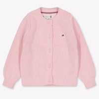 Tommy Hilfiger Baby Mädchen Weste Hellrosa