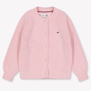 Tommy Hilfiger Baby Mädchen Weste Hellrosa