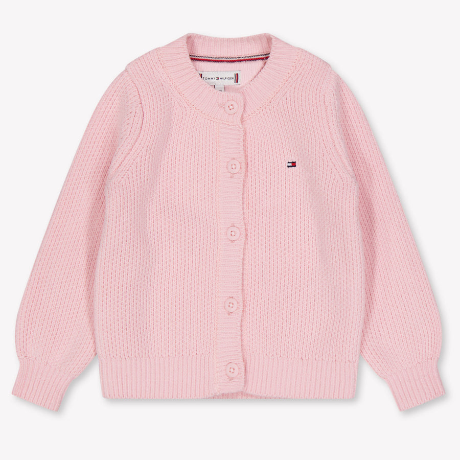 Tommy Hilfiger Baby Mädchen Weste Hellrosa
