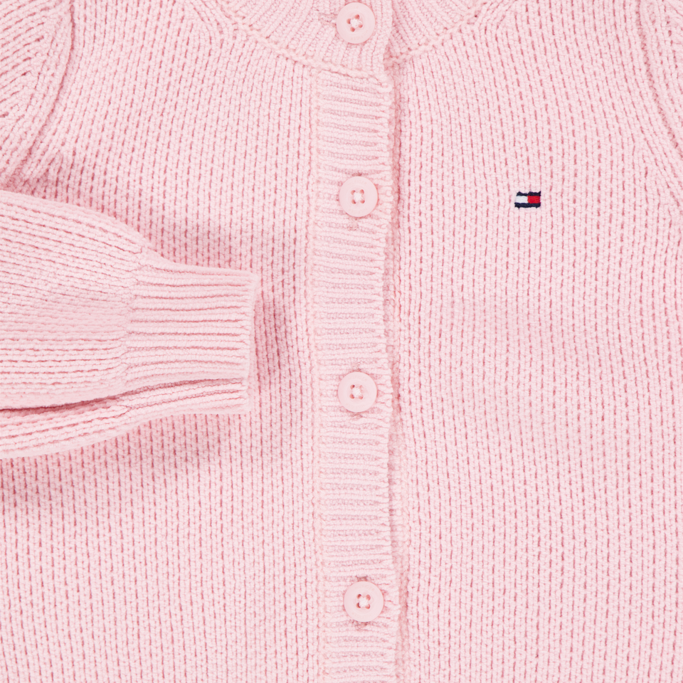Tommy Hilfiger Bebé Chicas Chaleco Rosa claro