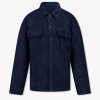 Tommy Hilfiger Kinder Jungen Bluse rein Marineblau