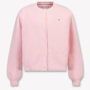 Tommy Hilfiger Ragazzo Ragazze Maglia Rosa Chiaro