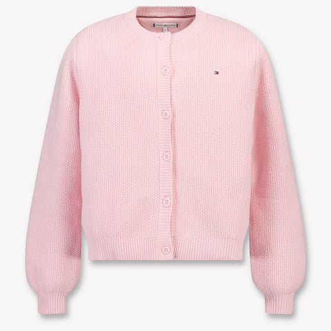 Tommy Hilfiger Ragazzo Ragazze Maglia Rosa Chiaro