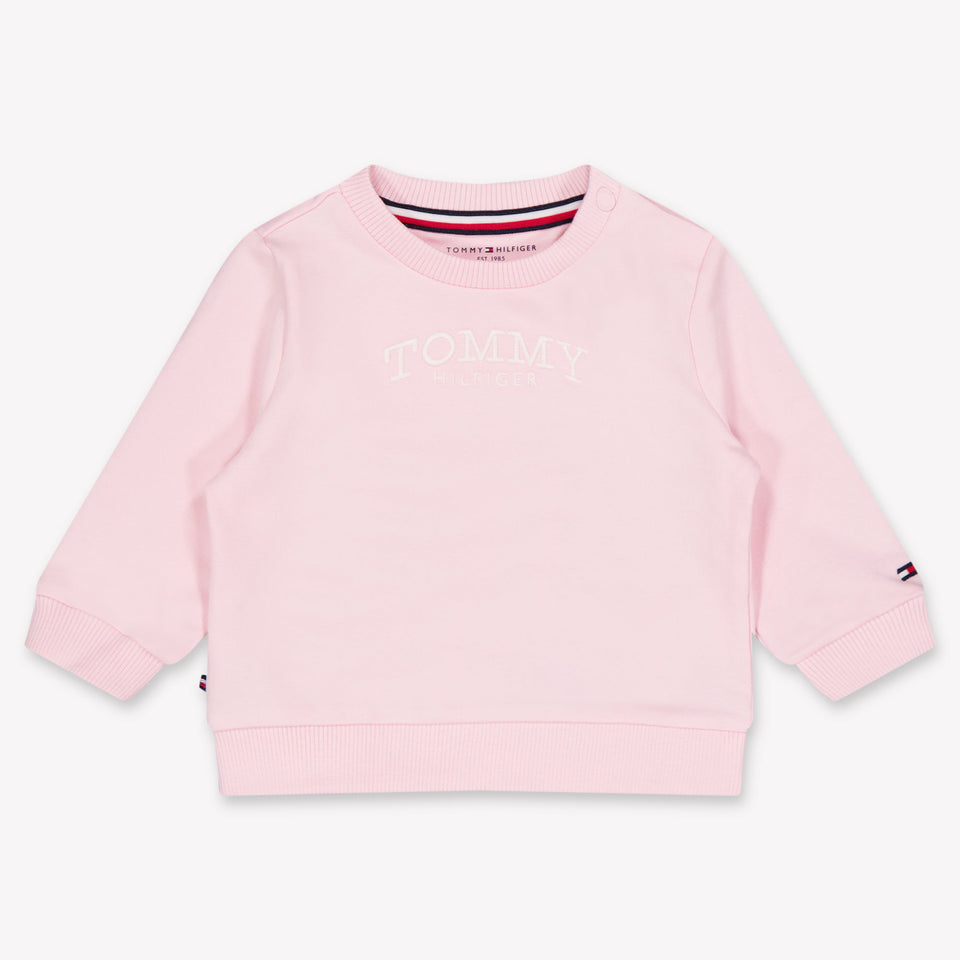 Tommy Hilfiger Baby Unisex Jogging Anzug in Hellrosa