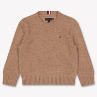 Tommy Hilfiger Bébé Garçons Pull Camel