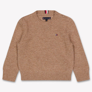 Tommy Hilfiger Bébé Garçons Pull Camel