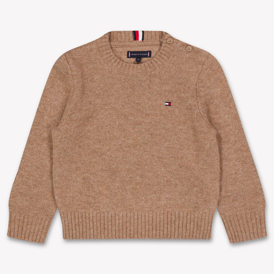Tommy Hilfiger Bébé Garçons Pull Camel
