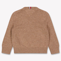 Tommy Hilfiger Bébé Garçons Pull Camel