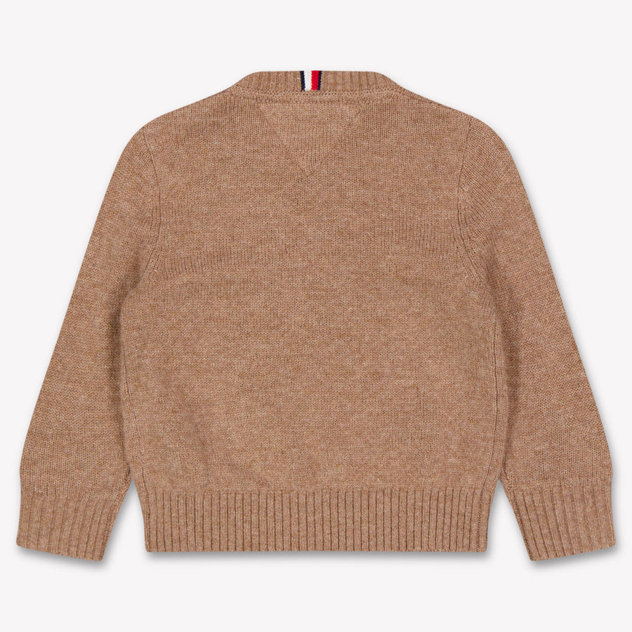 Tommy Hilfiger Bébé Garçons Pull Camel
