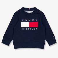 Tommy Hilfiger Bébé Unisexe Pull Navy