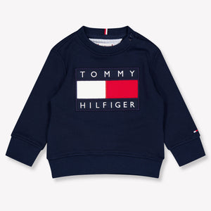 Tommy Hilfiger Bébé Unisexe Pull Navy