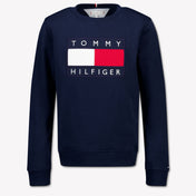 Tommy Hilfiger Kinder Unisex Trui In Navy