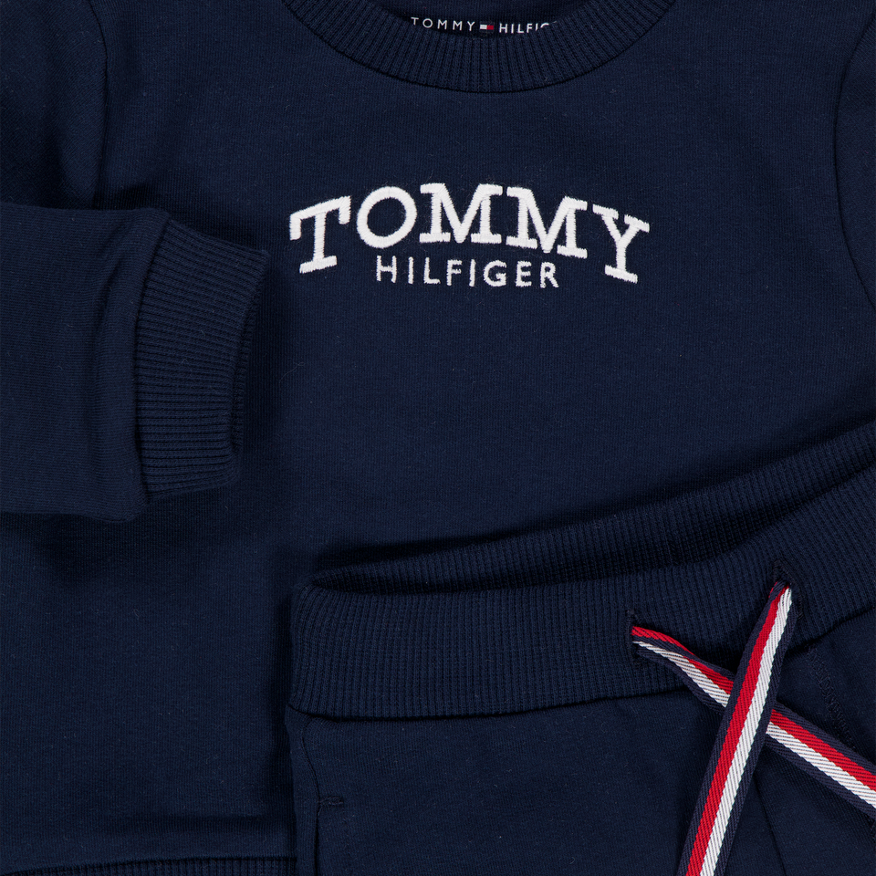 Tommy Hilfiger Bambino Unisex Abito da jogging Navy