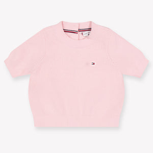 Tommy Hilfiger Baby Meisjes Trui In Licht Roze
