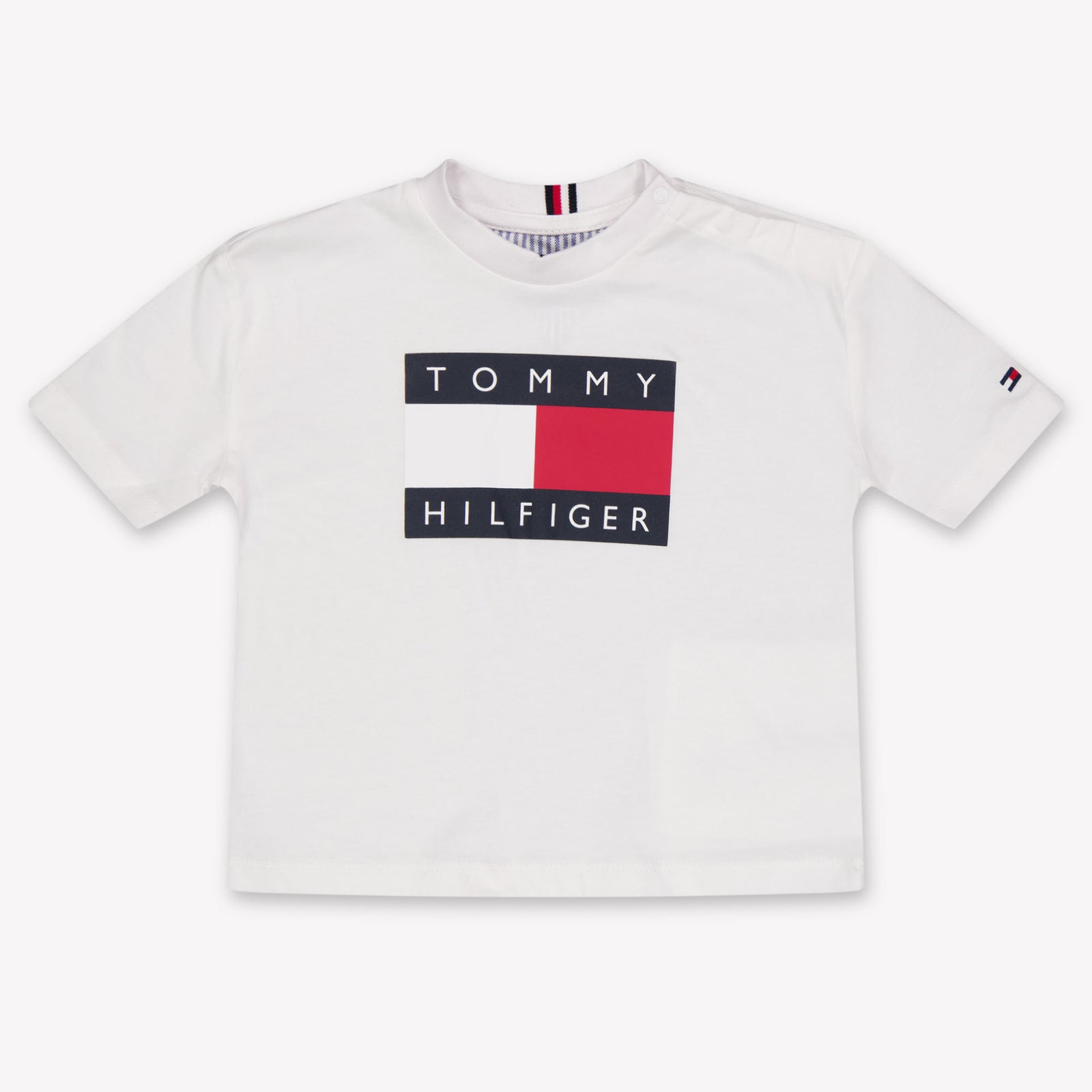 Tommy Hilfiger Bebé Chicos Camiseta en Blanco