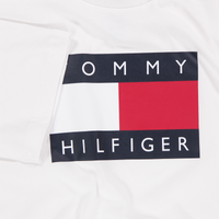 Tommy Hilfiger Niño Chicos Camiseta en Blanco