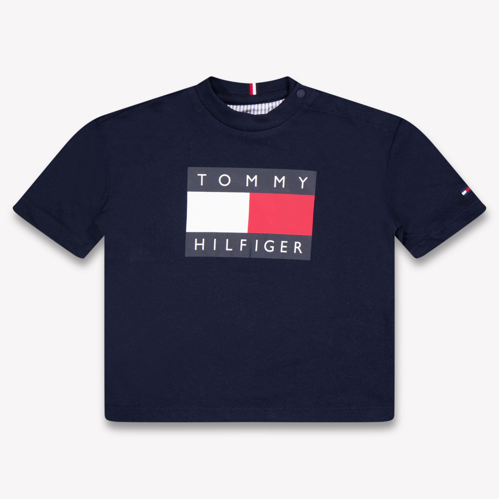 Tommy Hilfiger Bebé Chicos Camiseta en Navy