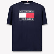 Tommy Hilfiger Kids Boys T-shirt in Navy