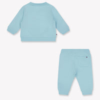 Tommy Hilfiger Bebé Unisex Traje de trote Turquesa