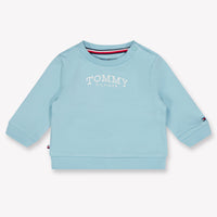 Tommy Hilfiger Bebé Unisex Traje de trote Turquesa