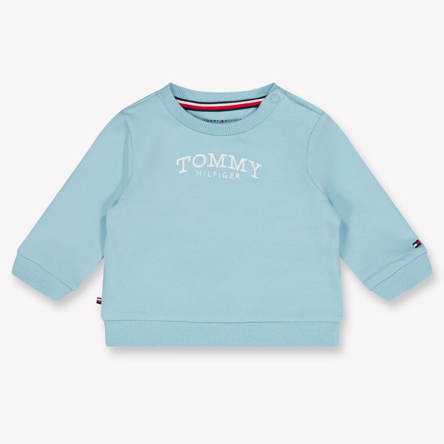 Tommy Hilfiger Bebé Unisex Traje de trote Turquesa
