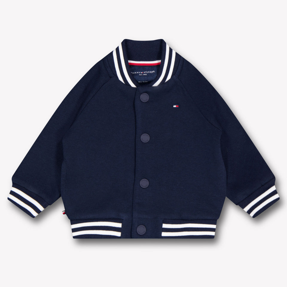 Tommy Hilfiger Baby Unisex Tussenjas In Navy