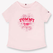 Tommy Hilfiger Baby Meisjes T-Shirt In Licht Roze