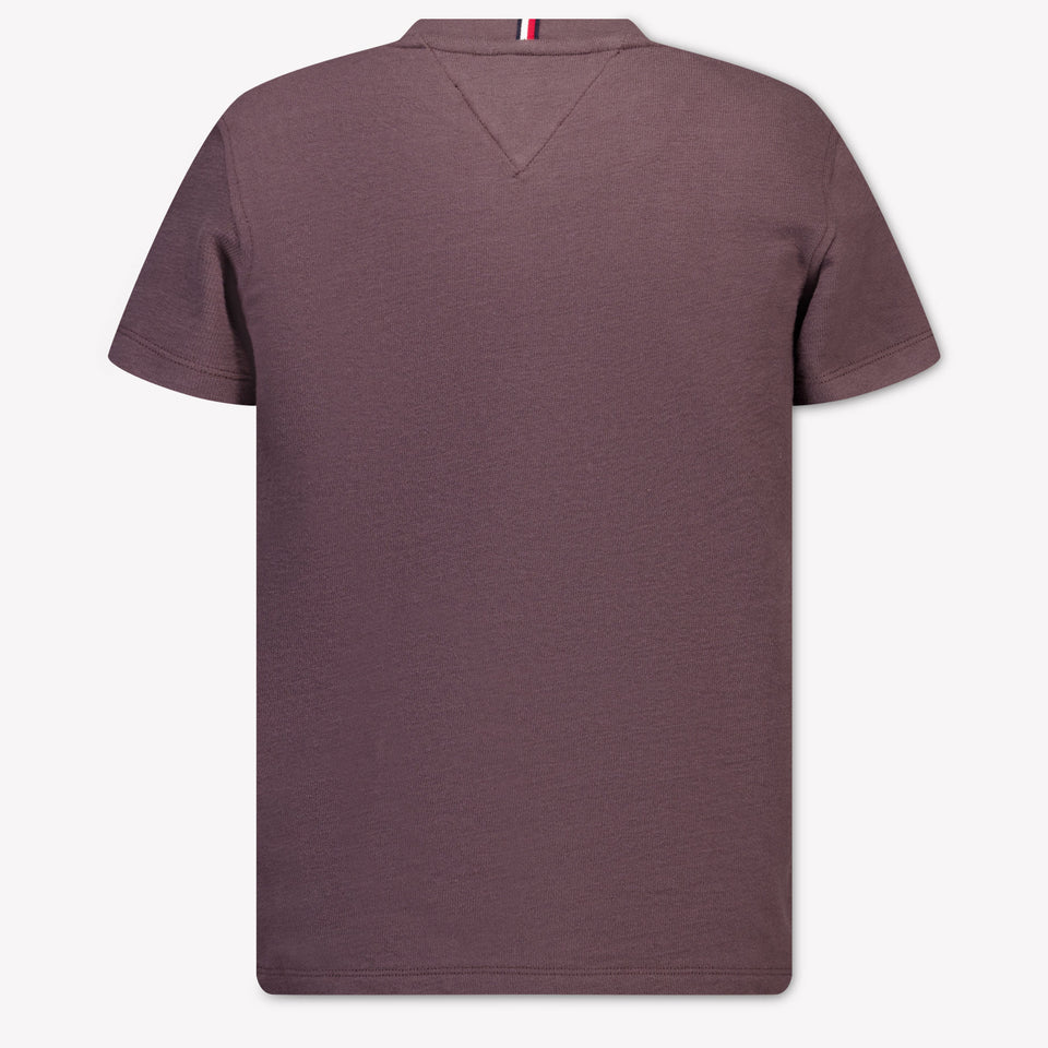 Tommy Hilfiger Niño Chicos Camiseta en Marrón