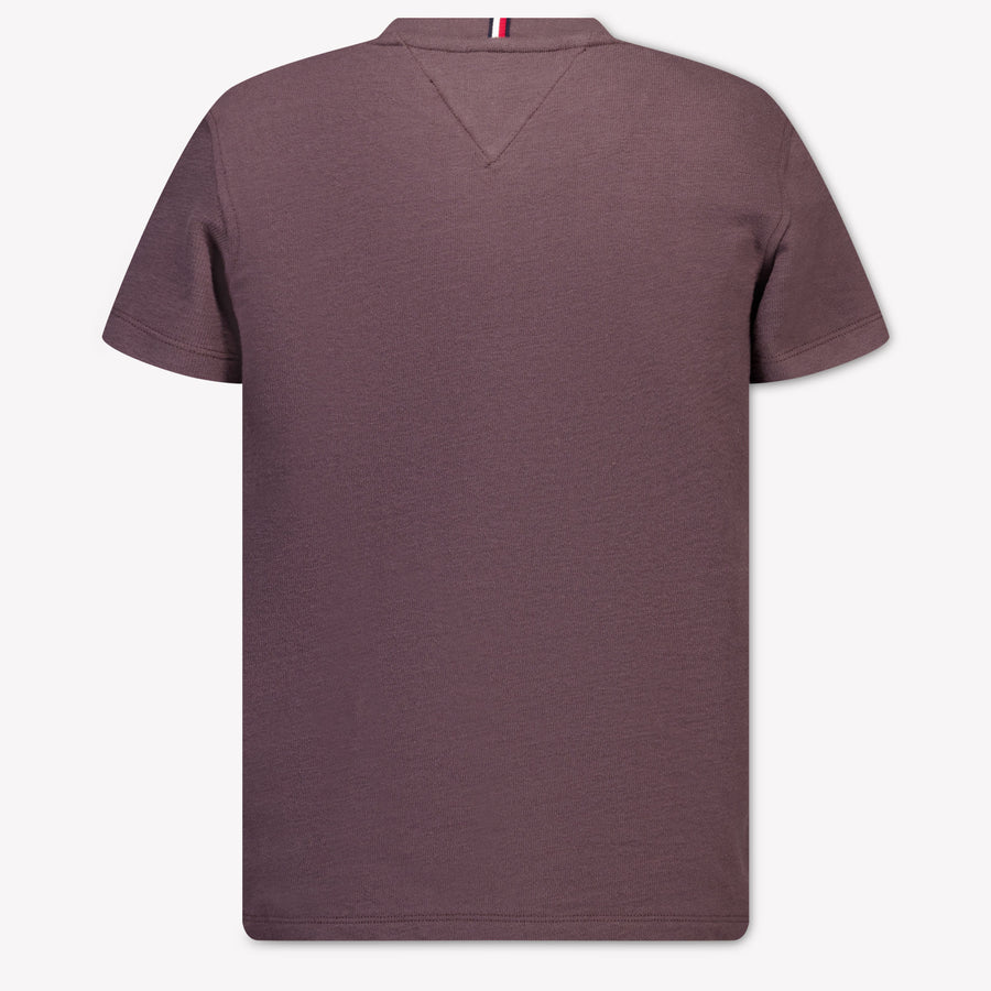 Tommy Hilfiger Niño Chicos Camiseta en Marrón