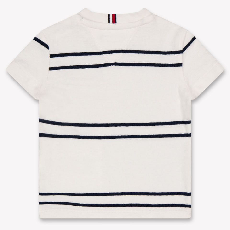 Tommy Hilfiger Baby Jongens T-Shirt In Off White