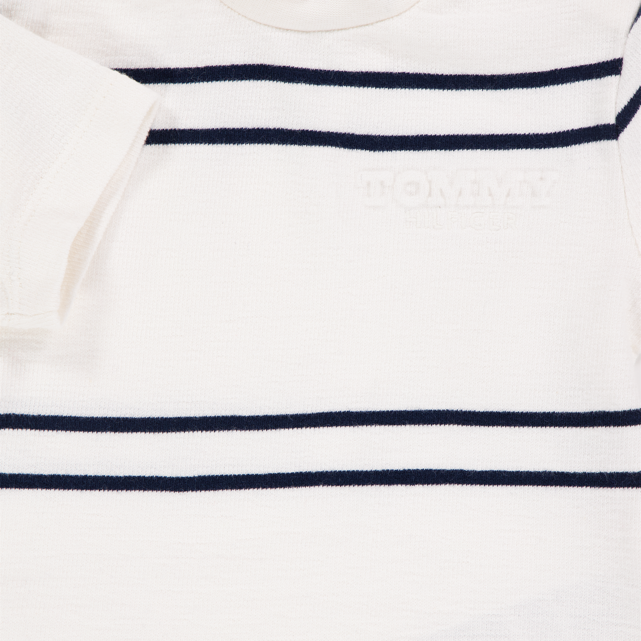 Tommy Hilfiger Bebé Chicos Camiseta en Blanco Roto