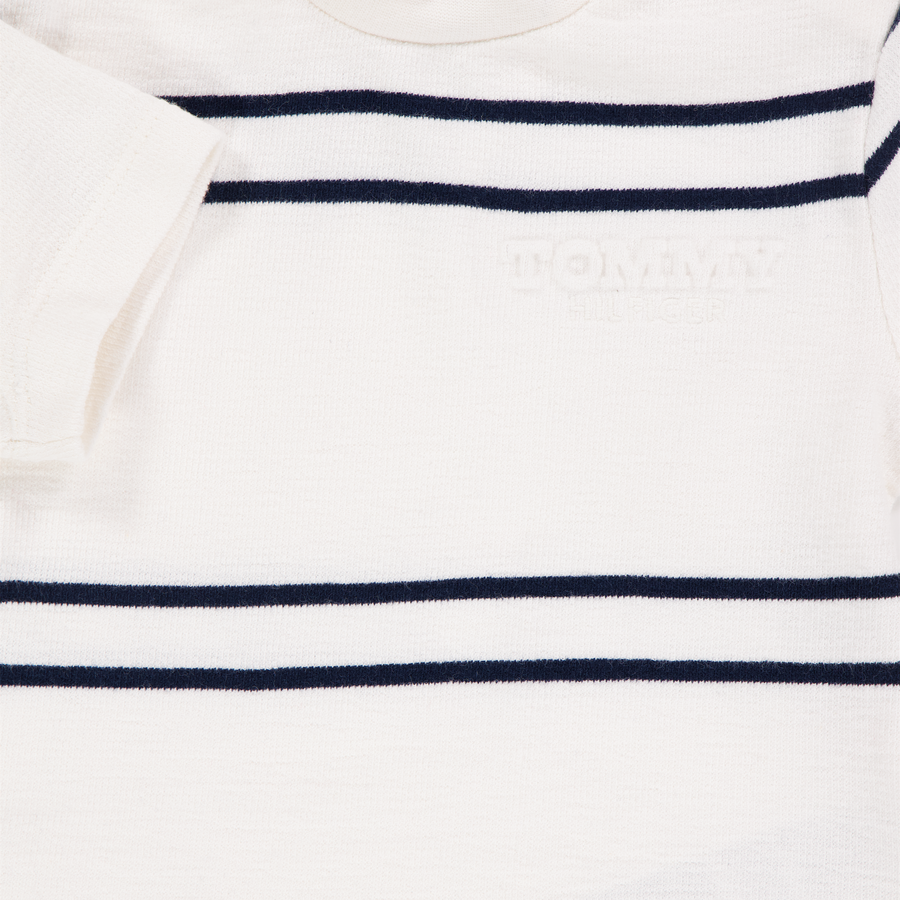 Tommy Hilfiger Bebé Chicos Camiseta en Blanco Roto