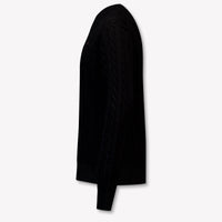 Tommy Hilfiger Enfants Garçons Pull en Noir