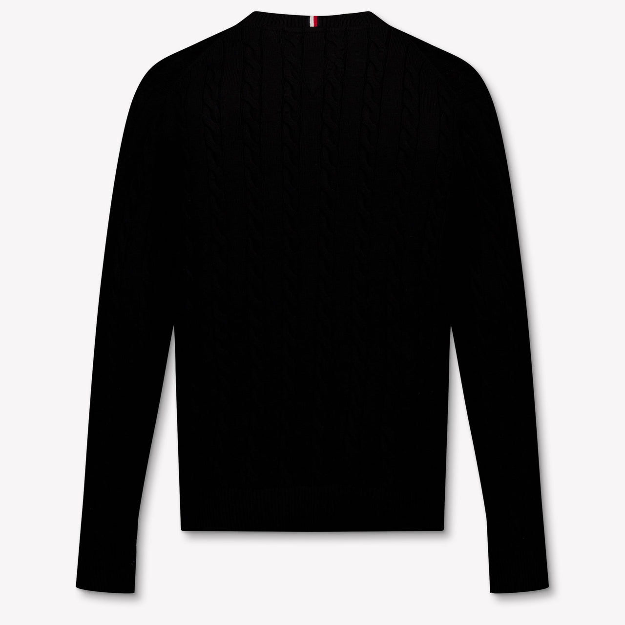 Tommy Hilfiger Enfants Garçons Pull en Noir