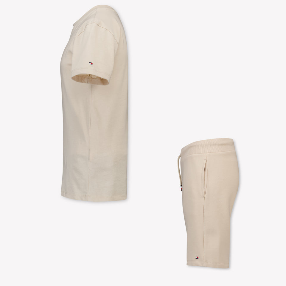 Tommy Hilfiger Enfants Garçons T-shirt dans Beige