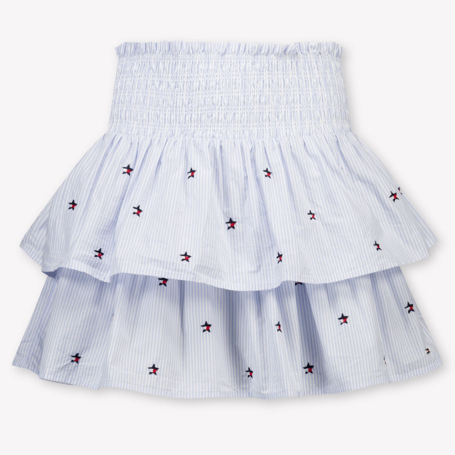 Tommy Hilfiger Kinder Mädchen Rock rein Hellblau