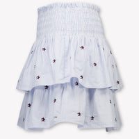 Tommy Hilfiger Kinder Mädchen Rock rein Hellblau