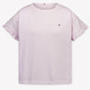 Tommy Hilfiger niños Chicas Camiseta adentro Rosa claro