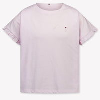 Tommy Hilfiger niños Chicas Camiseta adentro Rosa claro