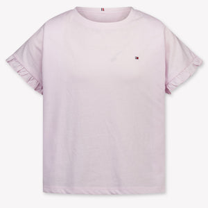 Tommy Hilfiger niños Chicas Camiseta adentro Rosa claro