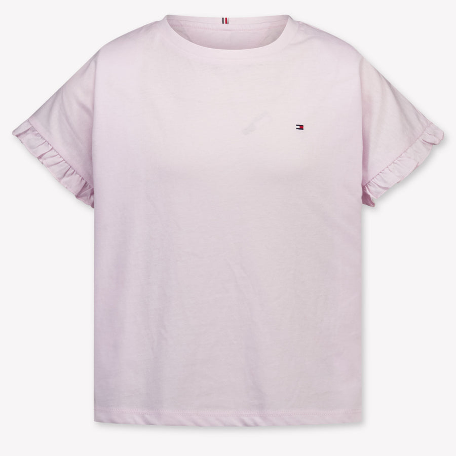 Tommy Hilfiger niños Chicas Camiseta adentro Rosa claro