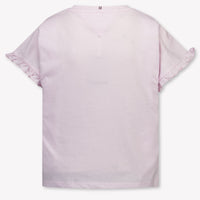 Tommy Hilfiger niños Chicas Camiseta adentro Rosa claro