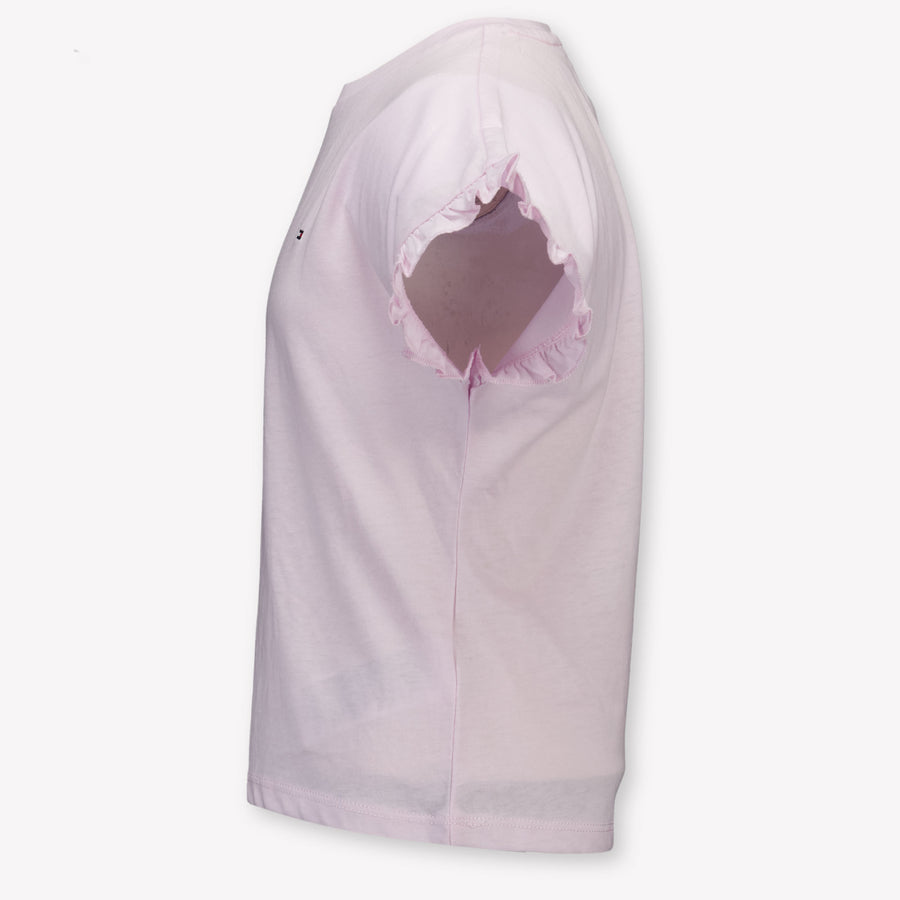 Tommy Hilfiger niños Chicas Camiseta adentro Rosa claro