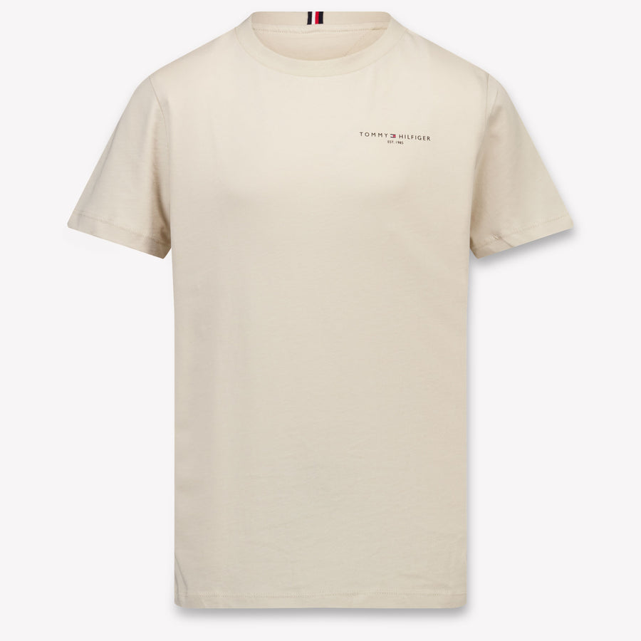Tommy Hilfiger Bambini Unisex Maglietta dentro Beige