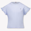 Tommy Hilfiger niños Chicas Camiseta adentro Azul Claro