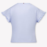 Tommy Hilfiger niños Chicas Camiseta adentro Azul Claro