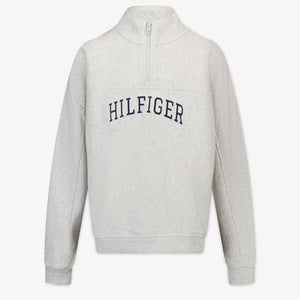Tommy Hilfiger Kinder Jungen Pullover rein Hellgrau