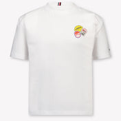 Tommy Hilfiger Enfants Garçons T-shirt dans Blanc